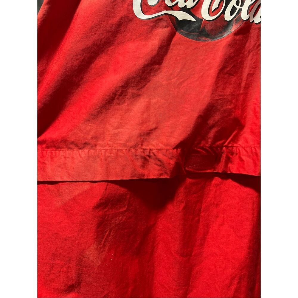 VINTAGE Coca-Cola SOCCER Jacket Wind Resistant XL - Picture 12 of 14